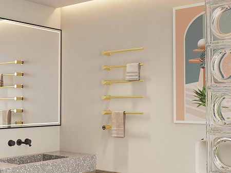 Аккорд П5 500х800 электро Полотенцесушитель TERMINUS Брашированное золото Сочи - фото 5 Аккорд П5 500х800 электро Полотенцесушитель TERMINUS Брашированное золото Сочи - фото 5